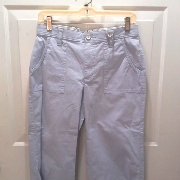 NWT Lee Platiumlabel Breeze Blue Seville Capris Size 8 - Picture 1 of 7